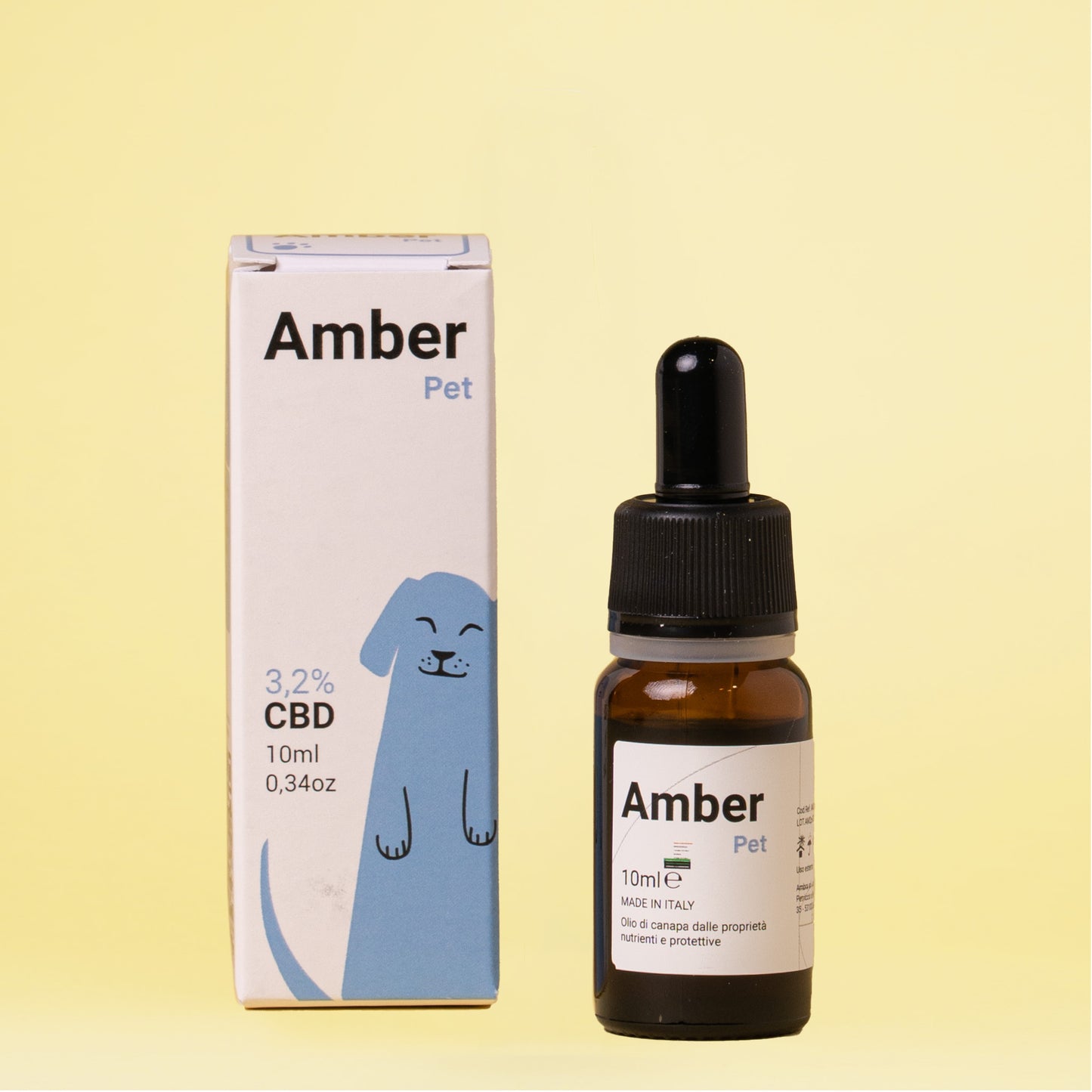 Olio di Canapa per cani e gatti. Olio Cbd per animali.