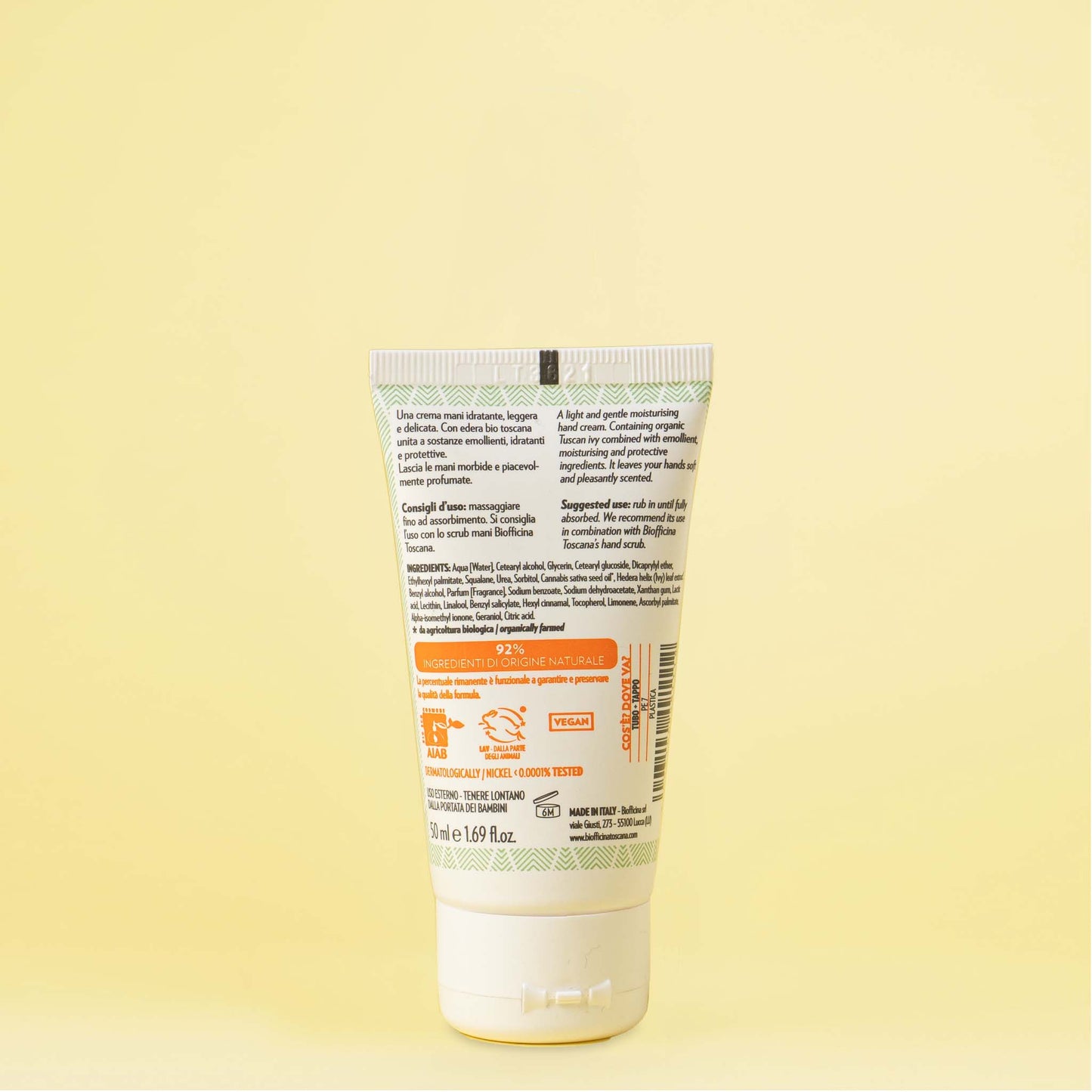Crema Mani Delicata | Tuscanyhemp