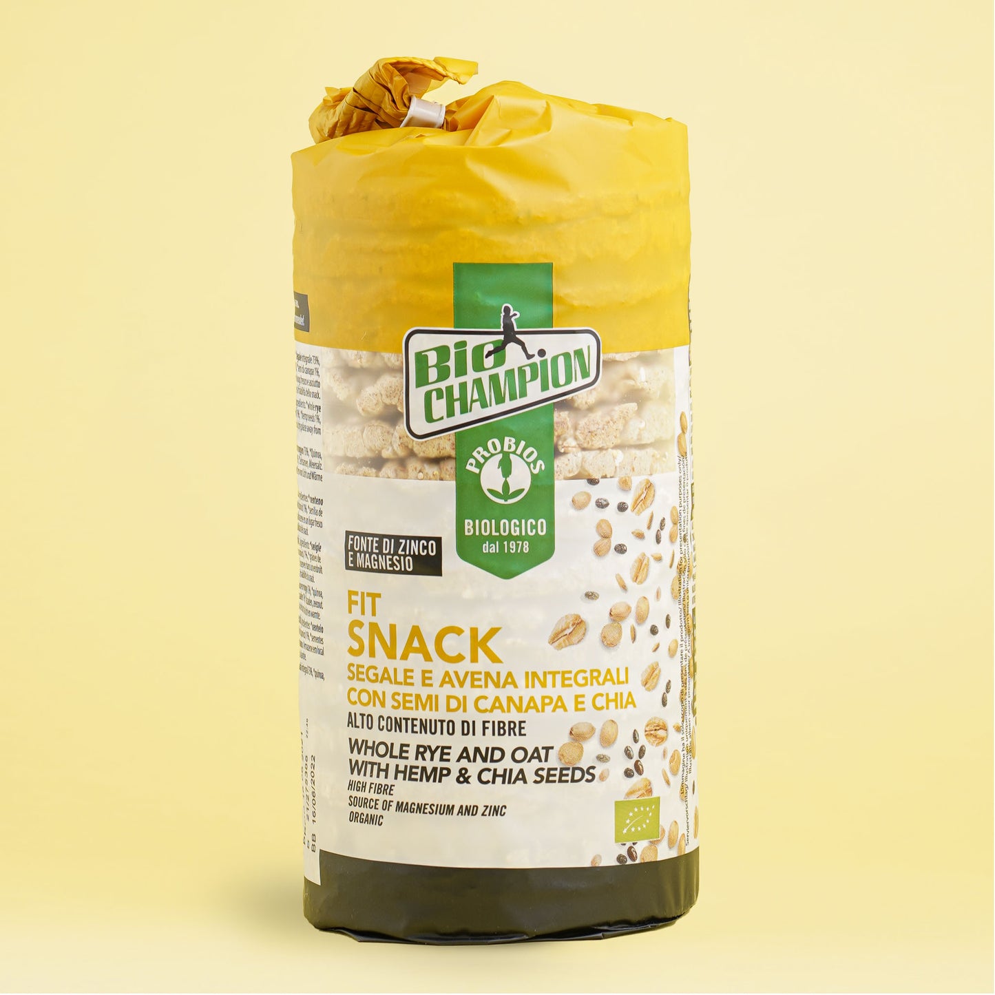 Fit Snack Segale e Avena Integrali con Canapa e Chia | Tuscanyhemp