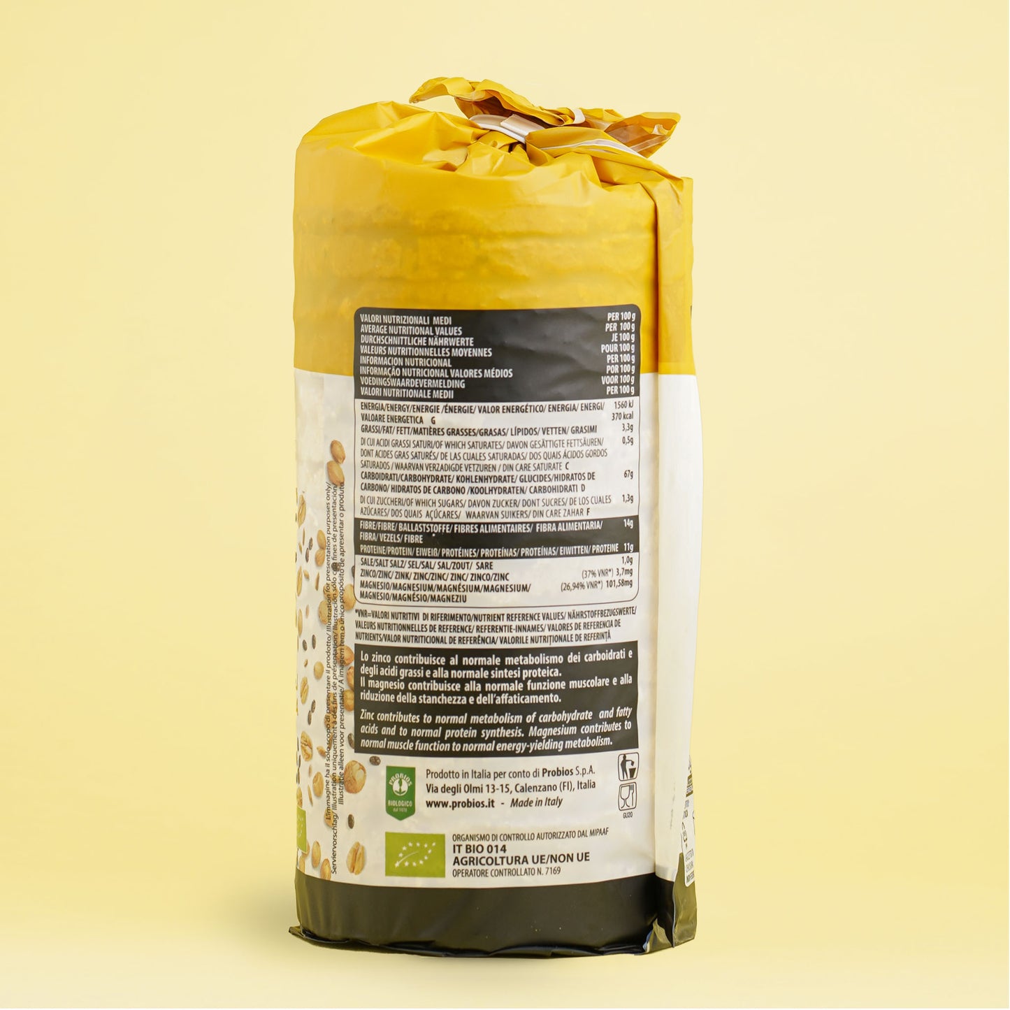 Fit Snack Segale e Avena Integrali con Canapa e Chia | Tuscanyhemp