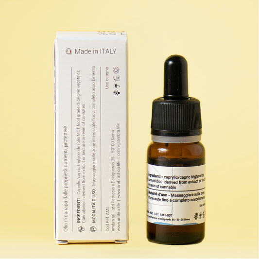 Olio CBD 15% Fullspectrum Ambra | Tuscanyhemp