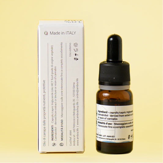 Olio CBD 10% Fullspectrum Ambra | Tuscanyhemp