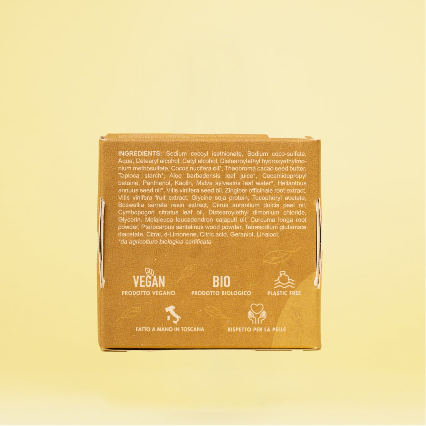 Shampoo solido vegan