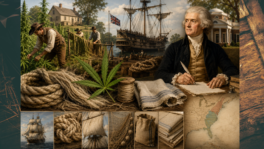 Quando la canapa era una coltura strategica: le leggi delle colonie americane e Jefferson