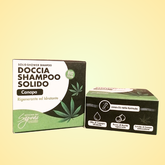 Doccia Shampoo solido alla Canapa