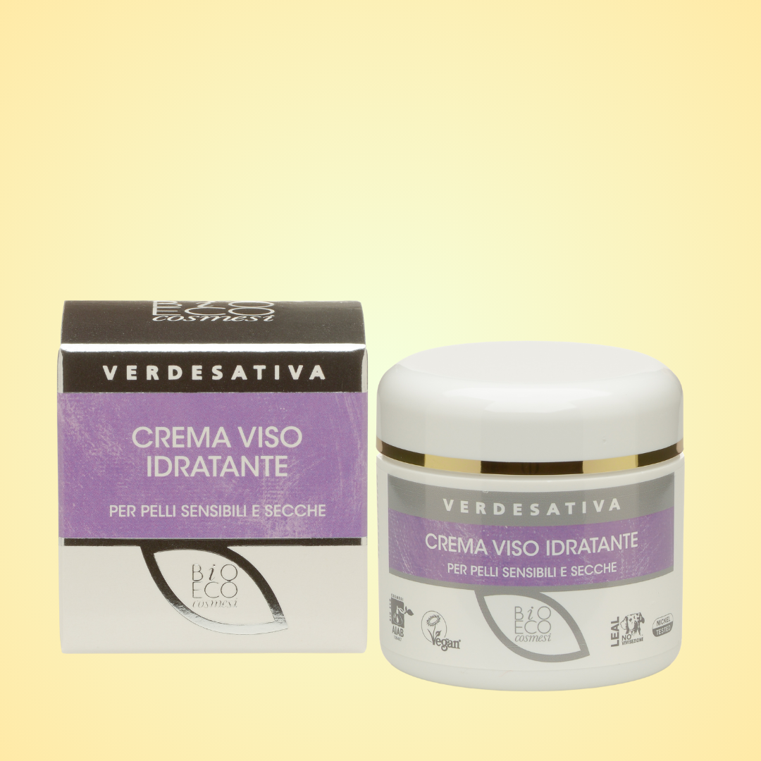 Verdesativa Crema Viso Idratante per pelli sensibili