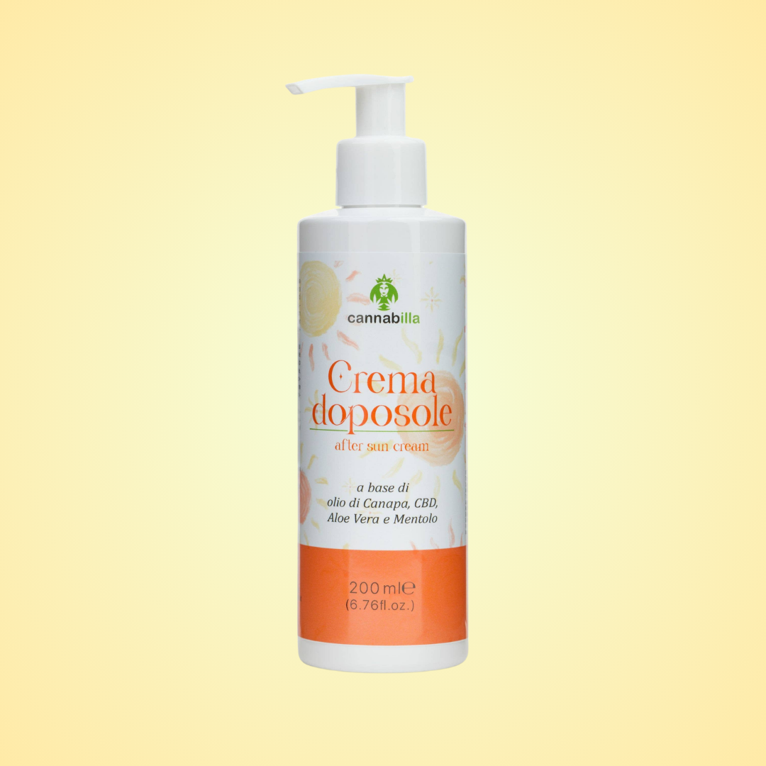 Crema doposole con Cbd e Aloe vera