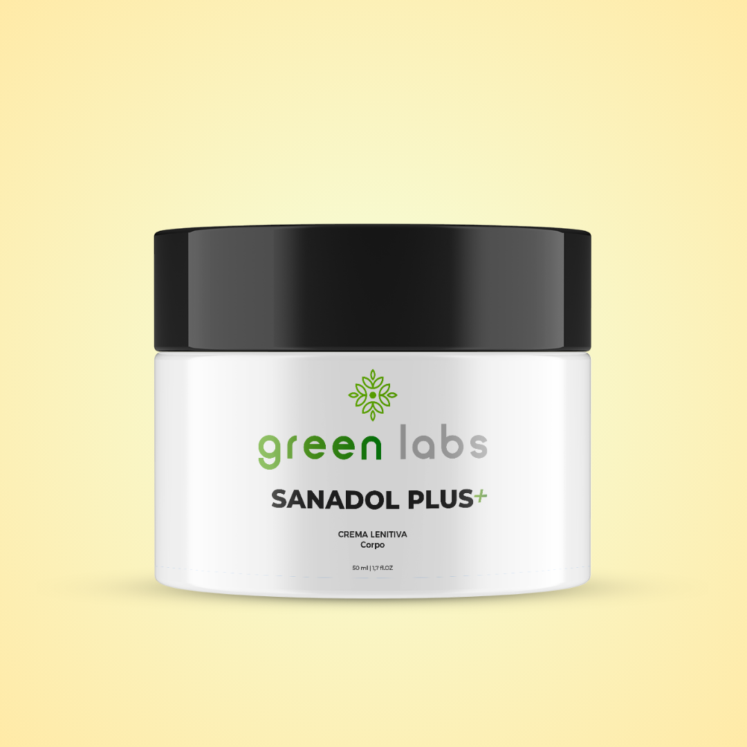 Crema corpo lenitiva con CBD