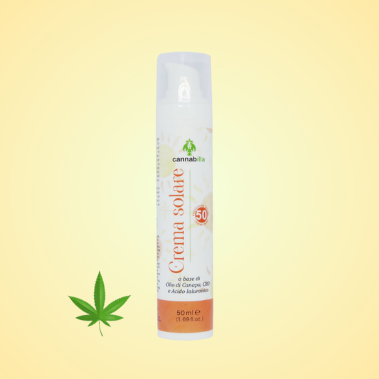 Crema solare cannabilla 50 spf