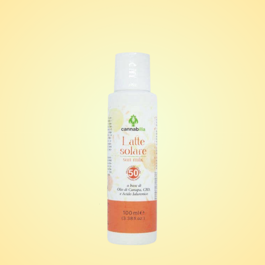 LATTE SOLARE SPF 50 CANNABILLA