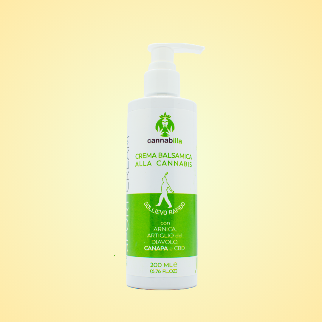 Sport Cream con Artiglio del diavolo, Arnica, Canapa e Cbd
