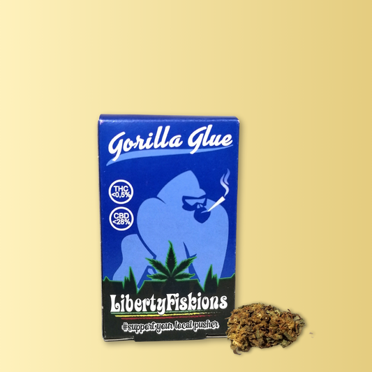 cannabis light Gorilla Glue, realizzata in Toscana
