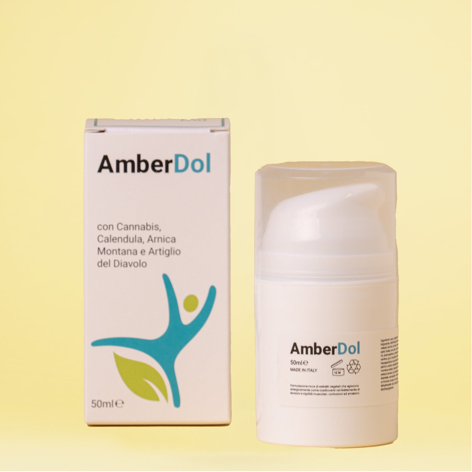 Crema Corpo alla Canapa, Calendula, Arnica Montana e Artiglio del diavolo
