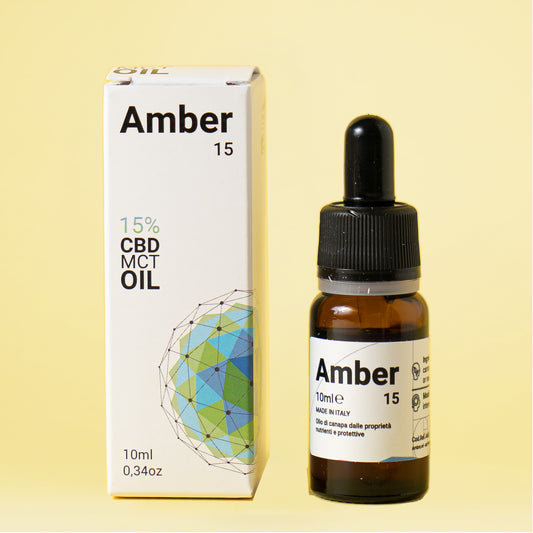 Olio CBD 15% Fullspectrum Ambra | Tuscanyhemp