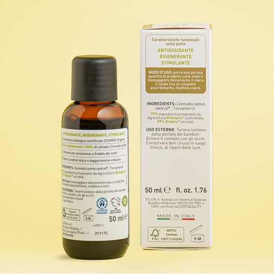 Olio Vegetale di Canapa  - Viso e Corpo | Tuscanyhemp