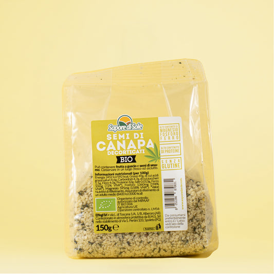Semi decorticati di Canapa Biologici | Semi alimentari Senza Glutine | Tuscanyhemp