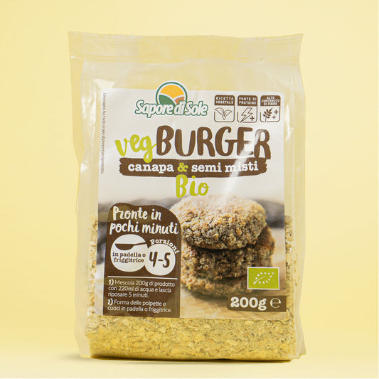 VegBurger Preparato alla Canapa Bio | Tuscanyhemp